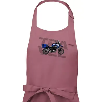 Kuchyňská zástěra Cestovní enduro modré - Pánská zástěra na vaření - Univerzální velikost ( Starorůžová )