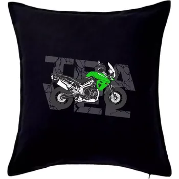 Polštář Cestovní enduro zelená - Polštář 50x50 - 50x50 - Pouze potah ( Černá )