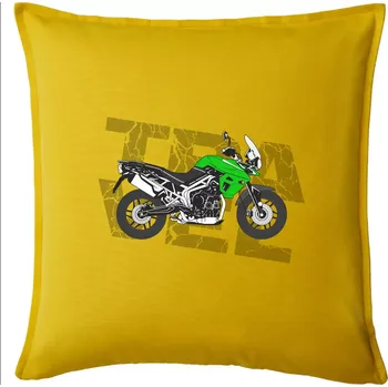 Polštář Cestovní enduro zelená - Polštář 50x50 - 50x50 - Včetně výplně ( Žlutá )