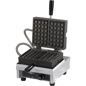 Vaflovač Vaflovač jednoduchý elektrický Krampouz EasyClean, sklopný 90°, 4x7 Brusel