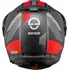 Helma na motorku SCHUBERTH E2 Defender černá/červená
