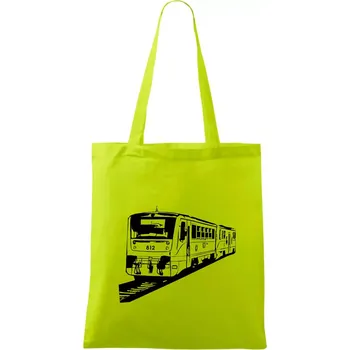 Vlak 812 - Taška bavlněná - 42 x 38 cm ( Limetková )