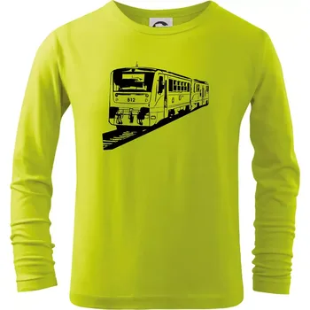 Dětská móda Vlak 812 - Triko dětské Long Sleeve - 158 cm/12 let ( Limetková )