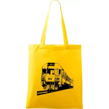Vlak 854 - Taška bavlněná - 42 x 38 cm ( Žlutá )