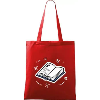 Nákupní taška Ludolfovo číslo pí - Taška bavlněná - 42 x 38 cm ( Červená )