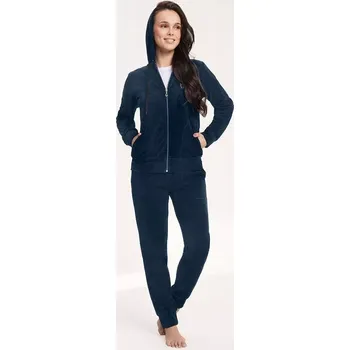 Luna 309 Velour 3XL dámské tepláky indigo 3xl