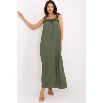 Dámské šaty Šaty MI SK A6412.68 khaki jedna velikost