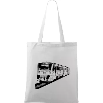 Vlak 812 - Taška bavlněná - 42 x 38 cm ( Bílá )