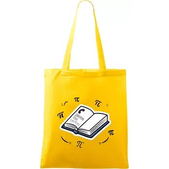 Ludolfovo číslo pí - Taška bavlněná - 42 x 38 cm ( Žlutá )