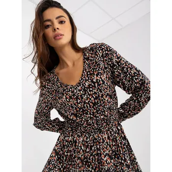 Dámské šaty Šaty D73771M30365A černá a béžová XS