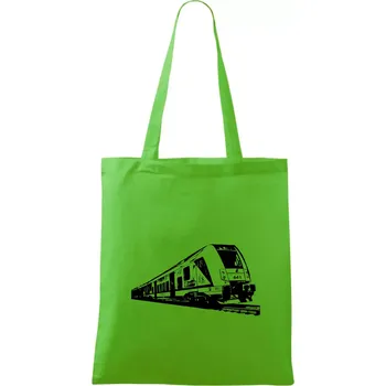 Nákupní taška Vlak 641 - Taška bavlněná - 42 x 38 cm ( Apple Green )