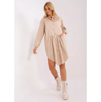 Dámské šaty CHA šaty SK 1027 2.68 béžová L/XL