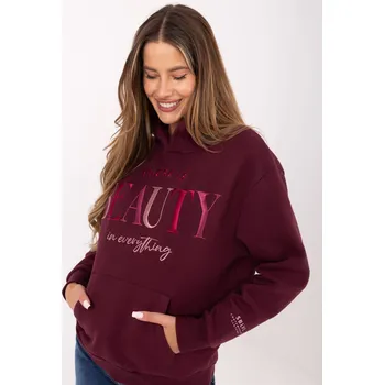 Dámská mikina Mikina D10608BC02802A4NO maroon L