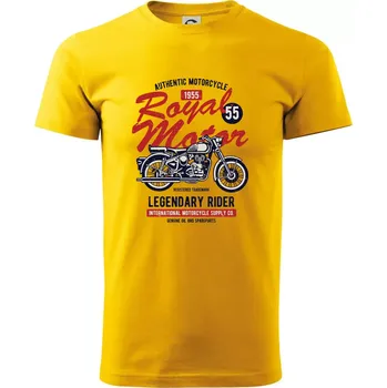 Royal Motor - Triko extra velké (5-8XL) - 7XL ( Žlutá )