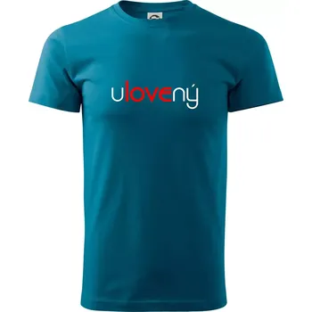 Ulovená a ulovený - Klasické pánské triko vyšší gramáže - 4XL ( Petrolejová )