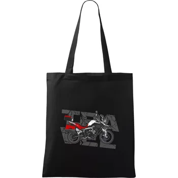 Cestovní enduro červená - Taška bavlněná - 42 x 38 cm ( Černá )