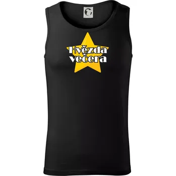 Hvězda večera - Tílko pánské Core - M ( Černá )