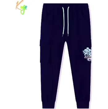 Chlapecké oblečení Chlapecké tepláky Kugo MT9833 tmavě modré