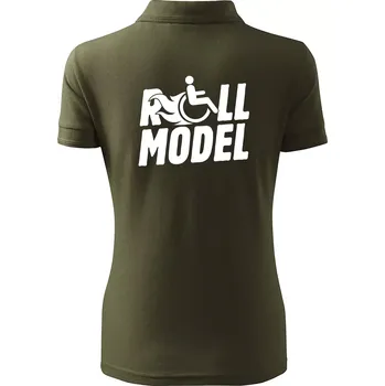 Roll model - Polokošile dámská Pique Polo - 2XL ( Military )