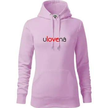 Dámská mikina Ulovená a ulovený - Mikina dámská Cape s kapucí - XS ( Orchid )