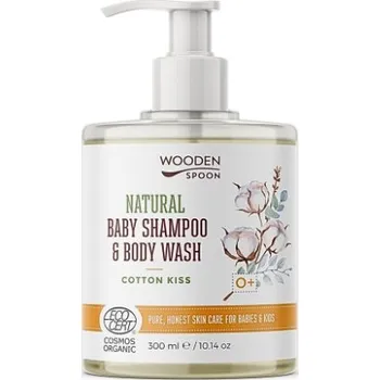 Šampon Dětský sprchový gel a šampon na vlasy 2v1 Cotton Kiss WoodenS poon 300ml