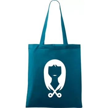 Dámská kadeřnice - Taška bavlněná - 42 x 38 cm ( Petrolejová )