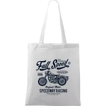 Full Speed - Taška bavlněná - 42 x 38 cm ( Bílá )