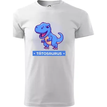 Dinosauří rodina - táta - Triko extra velké (5-8XL) - 7XL ( Bílá )