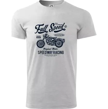 Full Speed - Triko extra velké (5-8XL) - 6XL ( Světlešedý Melír )