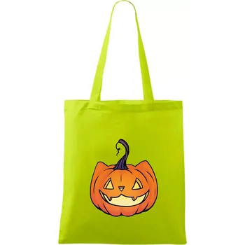 Kočičí dýně - Taška bavlněná - 42 x 38 cm ( Limetková )