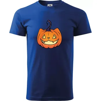 Pánské tričko Kočičí dýně - Triko extra velké (5-8XL) - 5XL ( Královská modrá )