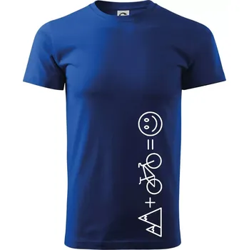 Hory kolo úsměv - Triko extra velké (5-8XL) - 8XL ( Královská modrá )