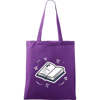 Ludolfovo číslo pí - Taška bavlněná - 42 x 38 cm ( Fialová )