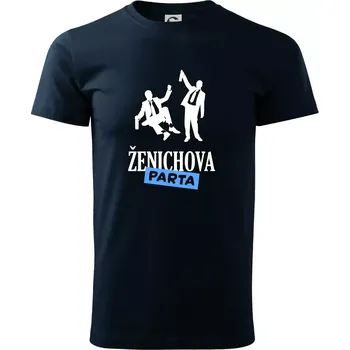 Ženichova parta alkohol - Triko extra velké (5-8XL) - 8XL ( Námořní modrá (velmi tmavá - téměř černá) )