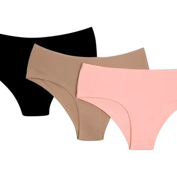 Kalhotky DÁMSKÉ ŠORTKY 3 PAK 43055 PA-PA SS25 BLACK-ROW XL