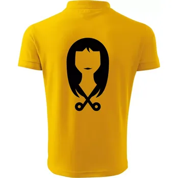 Pánská košile Dámská kadeřnice - Polokošile pánská Pique Polo 203 - 4XL ( Žlutá )