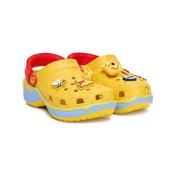Dámská obuv Nazouváky Crocs Disney Winnie The Pooh Classic Platform Clog 211092 Žlutá 38_39