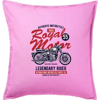 Polštář Royal Motor - Polštář 50x50 - 50x50 - Pouze potah ( Růžová )