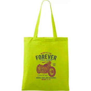 Malibu parts - two wheel - Taška bavlněná - 42 x 38 cm ( Limetková )