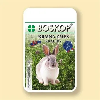 krmítko pro hospodářská zvířata BOSKOP králík SHOW výstavní chov kompletní granule 25kg