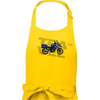 Kuchyňská zástěra Cestovní enduro modré - Pánská zástěra na vaření - Univerzální velikost ( Žlutá )