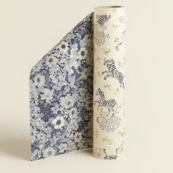 Balící papír Balicí papír L&L Curious Zebra & Bloom