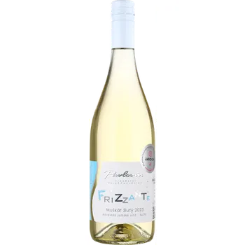 Frizzante Muškát žlutý 2024, moravské zemské víno - perlivé, Pavlovín, suché