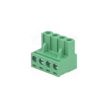 Rozpojovací svorkovnice 5mm póly 4 přímý zástrčka zásuvka