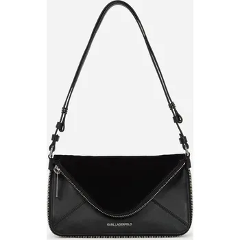 Kabelka KABELKA KARL LAGERFELD K/HARDWARE SHOULDER BAG BLACK-NICKEL