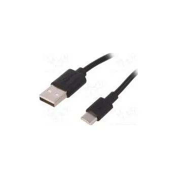 Datový kabel Kabel USB 2.0,USB 3.1 USB A vidlice, USB C vidlice 0,5m černá