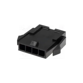 Elektrický konektor Plug wire-wire male Micro-Fit 3.0 3mm PIN 4 w/o contacts