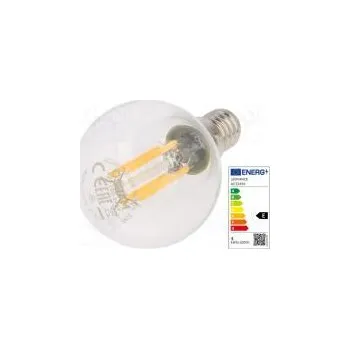 Žárovka Žárovka LED teple bílá E14 230VAC 470lm P 4W 2700K CRImin 80