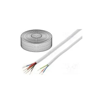 Wire YTDY round solid Cu 10x0,5mm white 0.5mm Unit price No