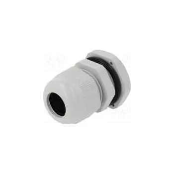 Vývodka M20 1,5 IP67 Mat polyamid šedá Shoda s PN-EN- 50262